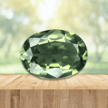 Load image into Gallery viewer, Kaleidoscope Eye green sapphire and Diamond pendant